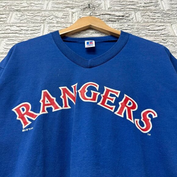 Vintage Russel‎ Texas Rangers Estrada Shirt Large - Picture 1 of 7